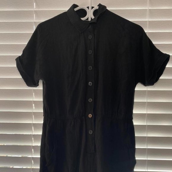 Frank and Oak Short Sleeve Boiler Black Suit size S - Picture 6 of 6